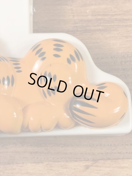 ガーフィールドのプラスチック製の80’sヴィンテージクリップトイ