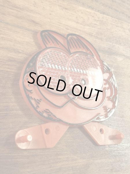 ケロッグのおまけについていたガーフィールドの80’sヴィンテージ反射プレート