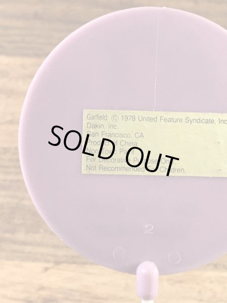 ガーフィールドのメッセージ書かれた80年代ビンテージオーナメント