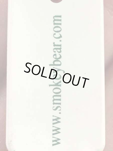 企業キャラクターのスモーキーベアの90’s〜ヴィンテージラバーキーホルダー