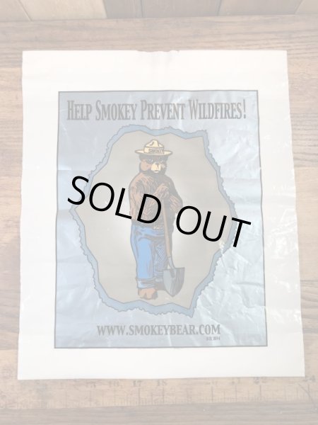 企業キャラクターのスモーキーベアの90’s〜ヴィンテージの袋