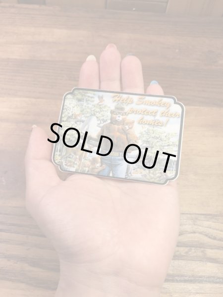 アドバタイジングキャラクターのスモーキーベアの90年代〜ビンテージステッカー