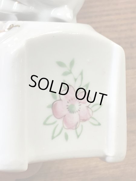 スカルの陶器製の50’sヴィンテージソルト&ペッパー