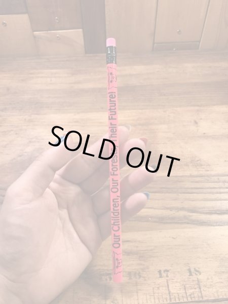 企業キャラクターのスモーキーベアの90’s〜ヴィンテージえんぴつ