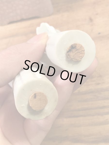 スカルの陶器製の50’sヴィンテージソルト&ペッパー