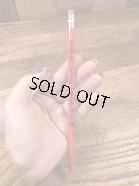 企業キャラクターのスモーキーベアの90’s〜ヴィンテージえんぴつ