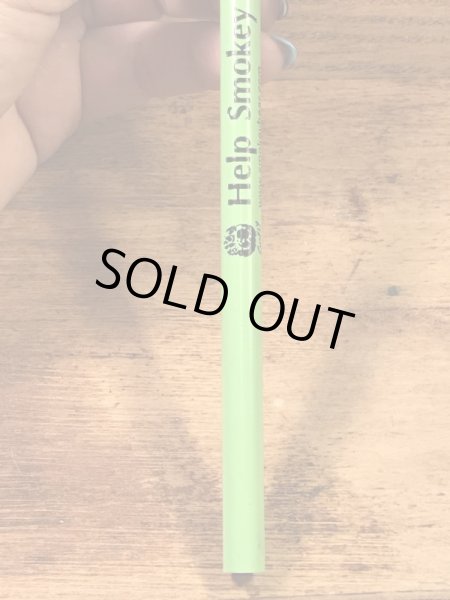 アドバタイジングキャラクターのスモーキーベアの90年代〜ビンテージの鉛筆