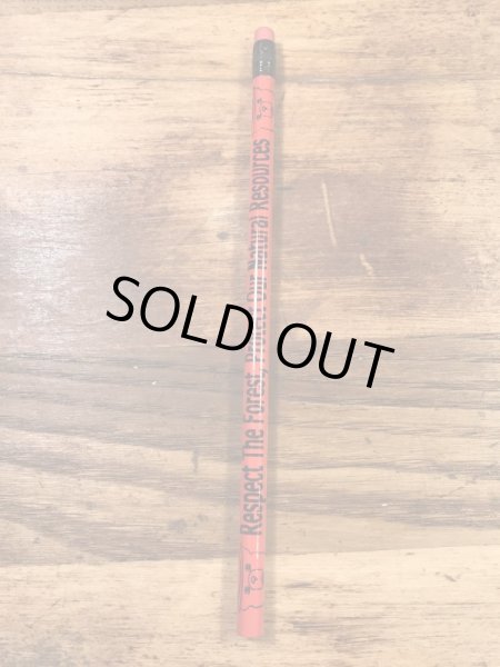 企業キャラクターのスモーキーベアの90’s〜ヴィンテージえんぴつ