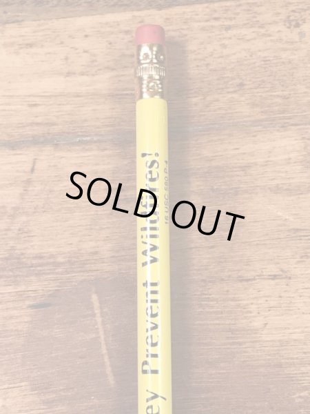 アドバタイジングキャラクターのスモーキーベアの90年代〜ビンテージの鉛筆