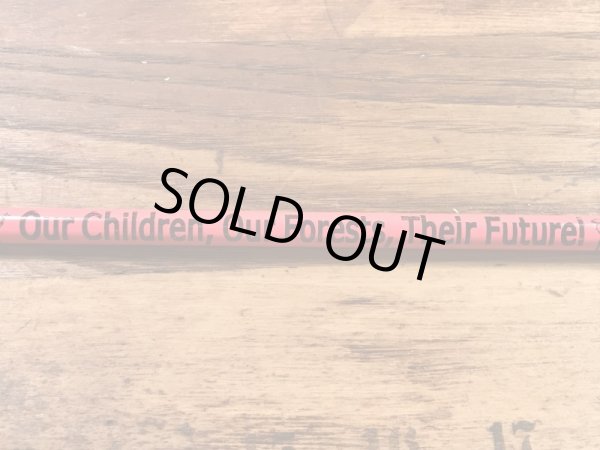 アドバタイジングキャラクターのスモーキーベアの90年代〜ビンテージの鉛筆