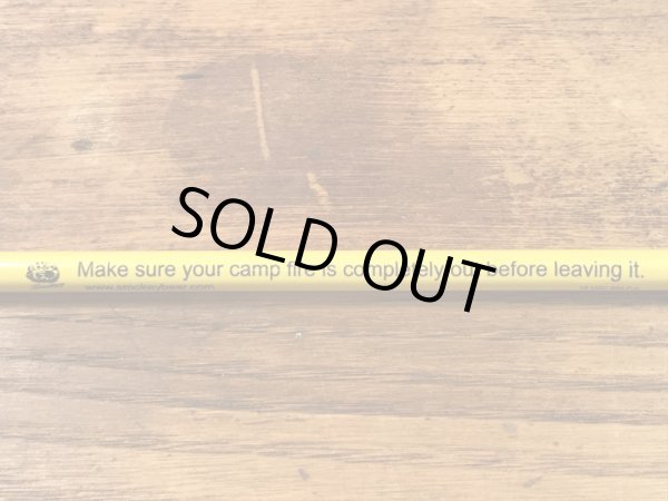 アドバタイジングキャラクターのスモーキーベアの90年代〜ビンテージの鉛筆