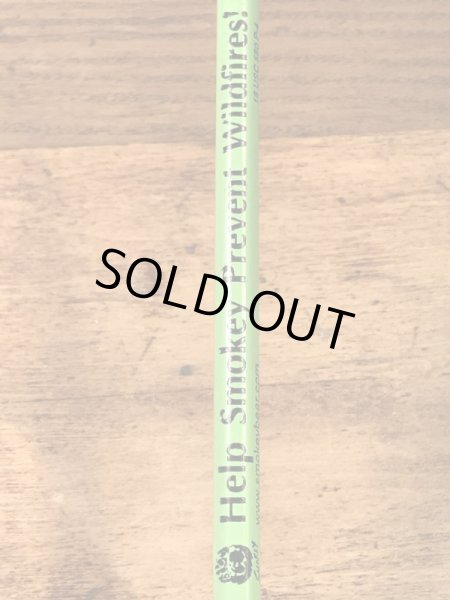 アドバタイジングキャラクターのスモーキーベアの90年代〜ビンテージの鉛筆