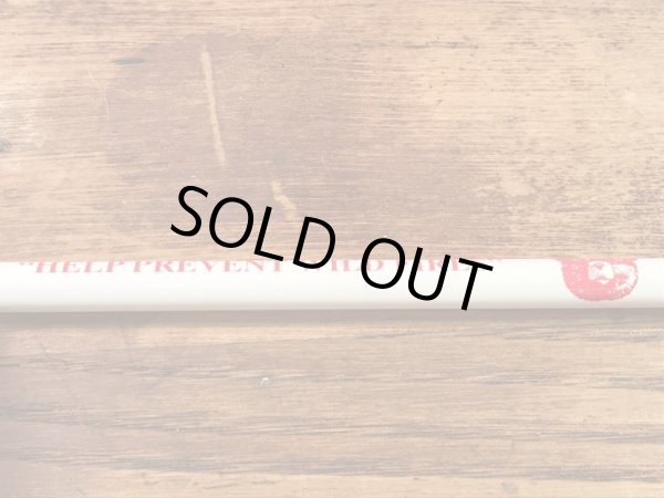 アドバタイジングキャラクターのスモーキーベアの90年代〜ビンテージの鉛筆