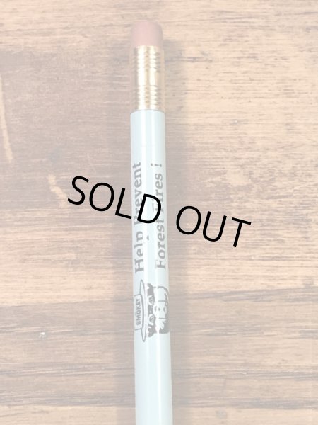 アドバタイジングキャラクターのスモーキーベアの90年代〜ビンテージの鉛筆