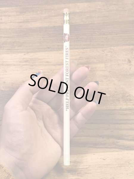 企業キャラクターのスモーキーベアの90’s〜ヴィンテージえんぴつ