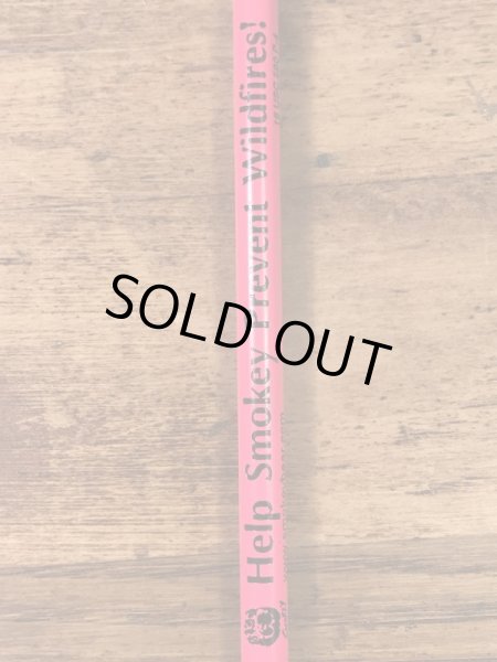 アドバタイジングキャラクターのスモーキーベアの90年代〜ビンテージの鉛筆