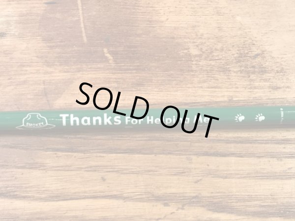 アドバタイジングキャラクターのスモーキーベアの90年代〜ビンテージの鉛筆