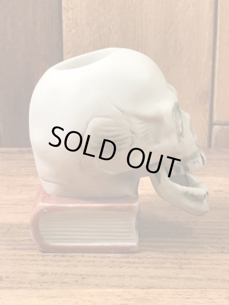 顎がゆらゆら揺れるスカルオンブックの50’sヴィンテージマッチホルダー