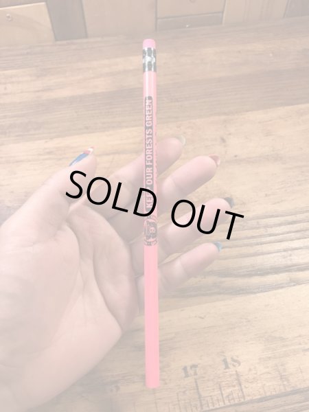 アドバタイジングキャラクターのスモーキーベアの90年代〜ビンテージの鉛筆