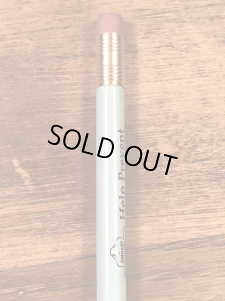 アドバタイジングキャラクターのスモーキーベアの90年代〜ビンテージの鉛筆