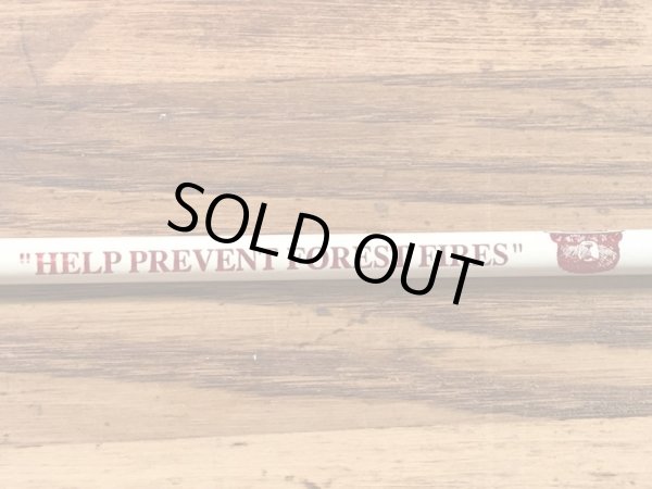 アドバタイジングキャラクターのスモーキーベアの90年代〜ビンテージの鉛筆