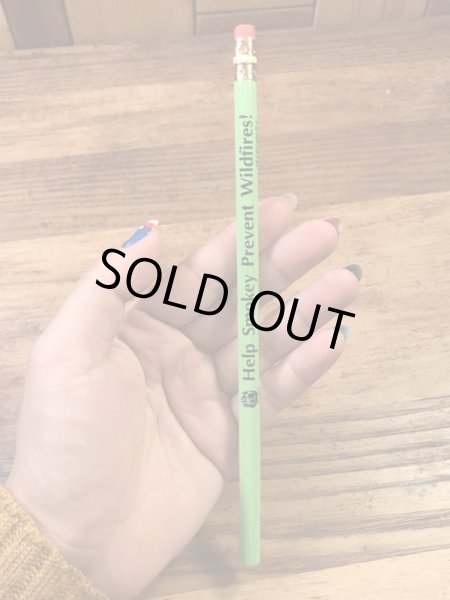 アドバタイジングキャラクターのスモーキーベアの90年代〜ビンテージの鉛筆