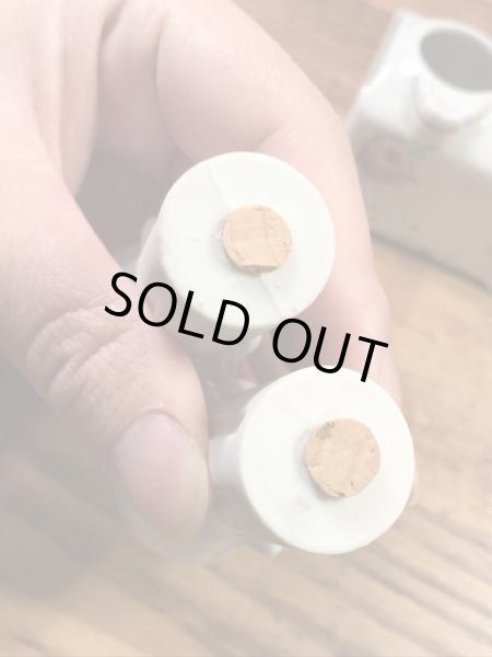 スカルの陶器製の50’sヴィンテージソルト&ペッパー