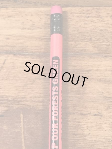 企業キャラクターのスモーキーベアの90’s〜ヴィンテージえんぴつ