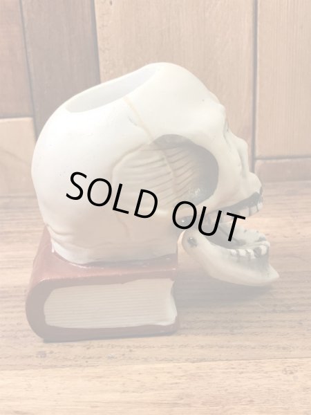 顎がゆらゆら揺れるスカルオンブックの50’sヴィンテージマッチホルダー