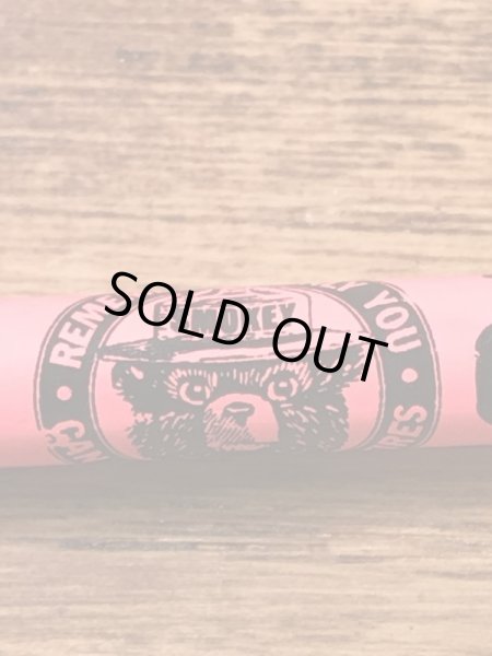 企業キャラクターのスモーキーベアの90’s〜ヴィンテージえんぴつ