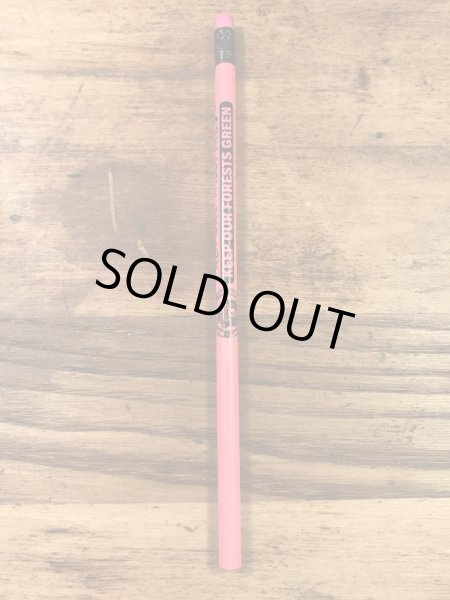 企業キャラクターのスモーキーベアの90’s〜ヴィンテージえんぴつ