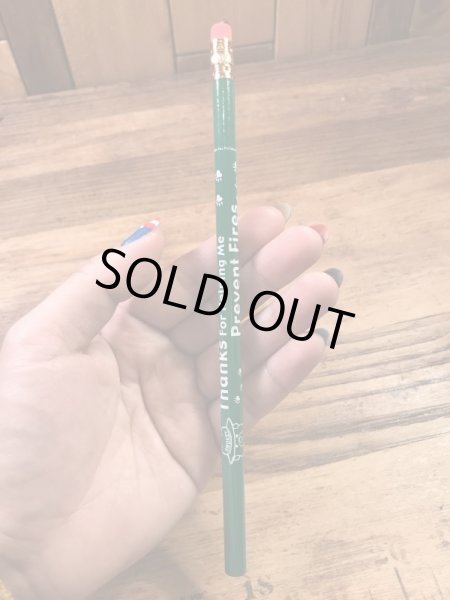 アドバタイジングキャラクターのスモーキーベアの90年代〜ビンテージの鉛筆