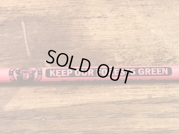 企業キャラクターのスモーキーベアの90’s〜ヴィンテージえんぴつ