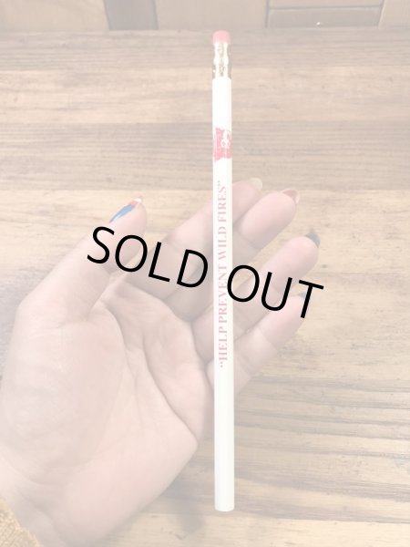 アドバタイジングキャラクターのスモーキーベアの90年代〜ビンテージの鉛筆