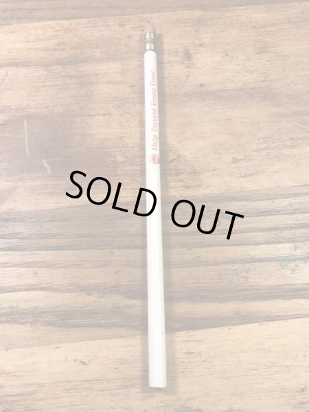 アドバタイジングキャラクターのスモーキーベアの90年代〜ビンテージの鉛筆