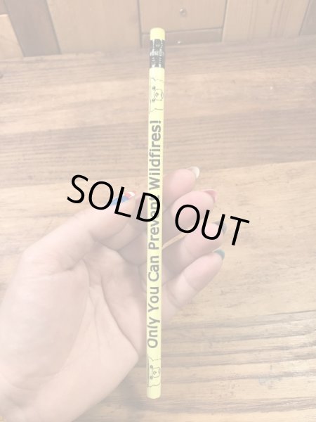 アドバタイジングキャラクターのスモーキーベアの90年代〜ビンテージの鉛筆