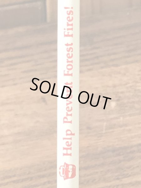 アドバタイジングキャラクターのスモーキーベアの90年代〜ビンテージの鉛筆