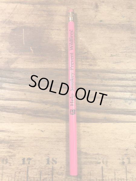 企業キャラクターのスモーキーベアの90’s〜ヴィンテージえんぴつ