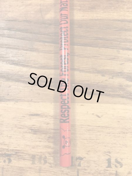 企業キャラクターのスモーキーベアの90’s〜ヴィンテージえんぴつ