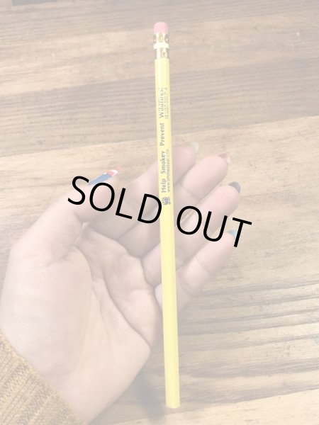 アドバタイジングキャラクターのスモーキーベアの90年代〜ビンテージ鉛筆