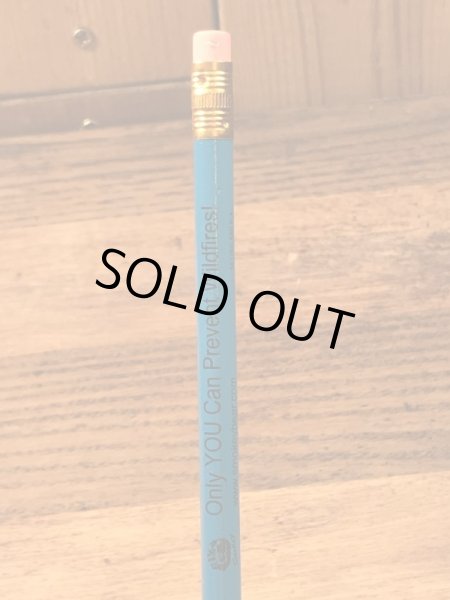 アドバタイジングキャラクターのスモーキーベアの90年代〜ビンテージの鉛筆