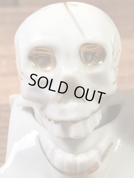 スカルの陶器製の50’sヴィンテージソルト&ペッパー