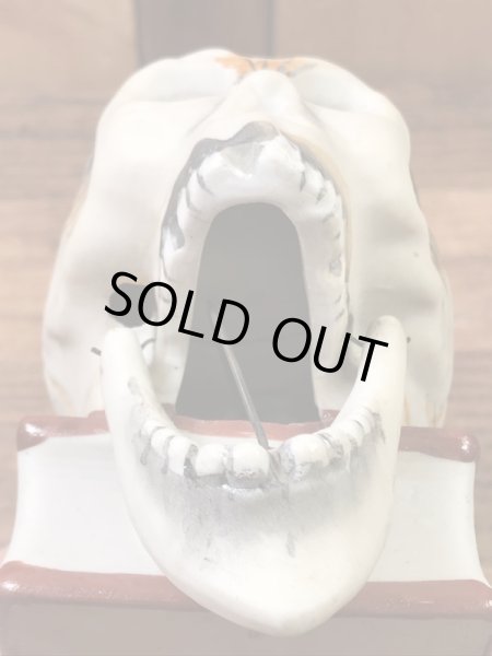 スカルオンブックのメイドインジャパンの50年代ビンテージマッチホルダー