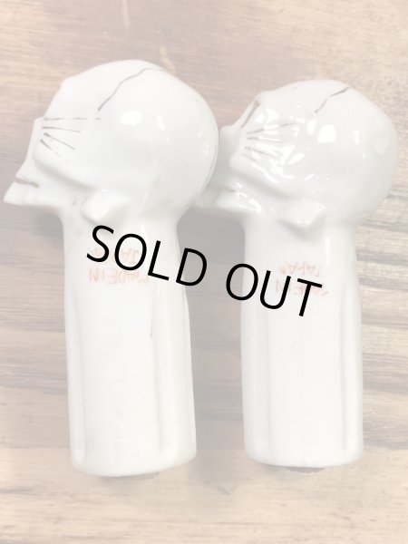 スカルのメイドインジャパン製の50年代ビンテージソルト&ペッパー