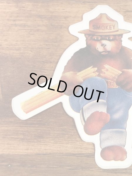 企業キャラクターのスモーキーベアの90’s〜ヴィンテージシール