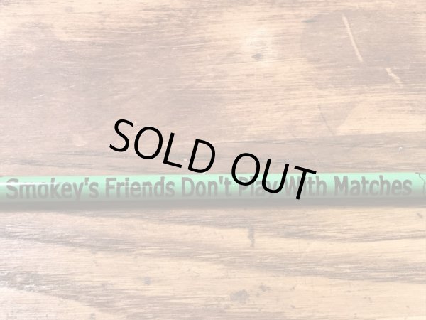 アドバタイジングキャラクターのスモーキーベアの90年代〜ビンテージの鉛筆