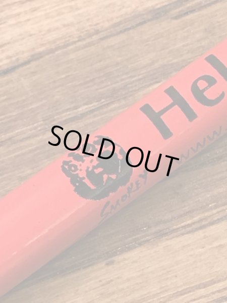 アドバタイジングキャラクターのスモーキーベアの90年代〜ビンテージの鉛筆