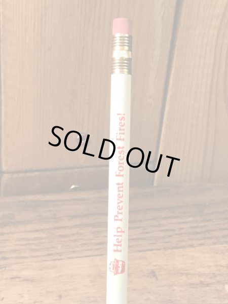 企業キャラクターのスモーキーベアの90’s〜ヴィンテージえんぴつ