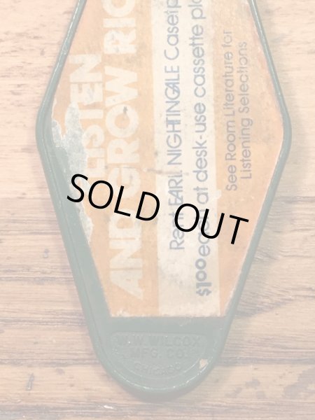 アメリカのモーテル「HOLIDAY INNホリデイイン」のルームキーで使用されていた60〜70年代ビンテージモーテルキー