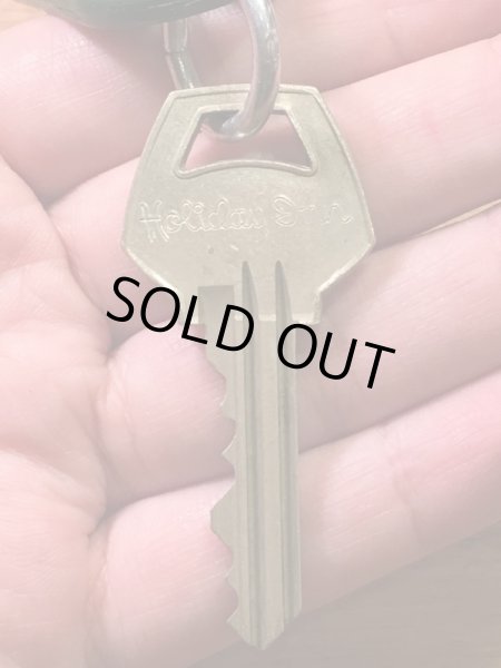 アメリカのモーテル「HOLIDAY INNホリデイイン」のルームキーで使用されていた60〜70年代ビンテージモーテルキー